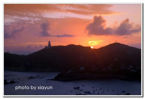落日黄昏晓,夕阳醉晚霞——枸杞岛纪游(七)) 落日黄昏晓,夕阳醉晚霞——枸杞岛纪游(七))