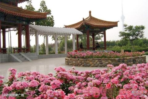 洛阳市中国国花园景区旅游攻略 之 欧阳修碑广场