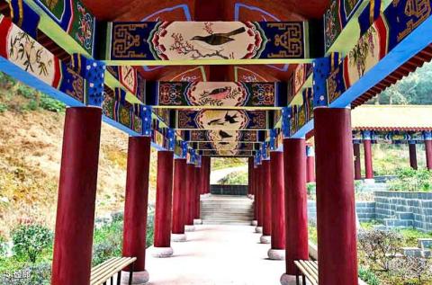 武汉索河嵩阳寺旅游攻略 之 径廊