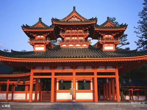 日本平安神宫旅游攻略 之 神殿