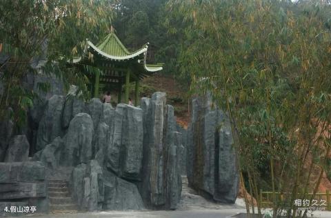 广西岑溪东山公园旅游攻略 之 假山凉亭