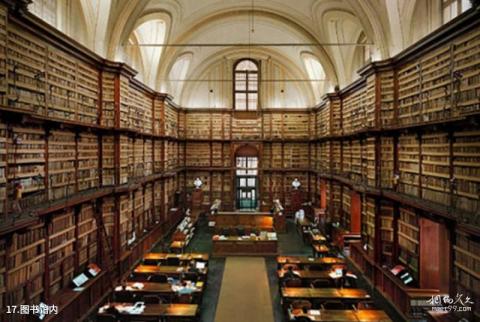 英国牛津大学校园风光 之 图书馆内