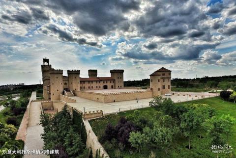 陕西张裕瑞那城堡酒庄旅游攻略 之 意大利托斯卡纳风格建筑