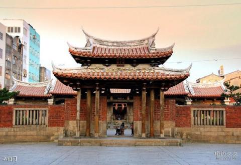 台湾鹿港龙山寺旅游攻略 之 山门