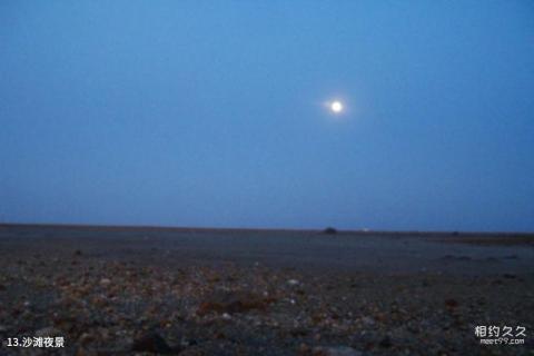 滨州市黄河三角洲生态文化旅游岛旅游攻略 之 沙滩夜景