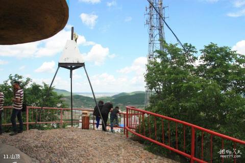 七台河桃山公园旅游攻略 之 山顶