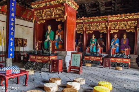 红河建水文庙旅游攻略 之 七十二贤人