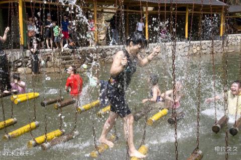 杭州天目大峡谷旅游攻略 之 水上秋千 杭州天目大峡谷旅游攻略 之 水上秋千