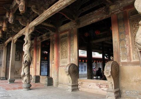 台湾鹿港龙山寺旅游攻略 之 石雕