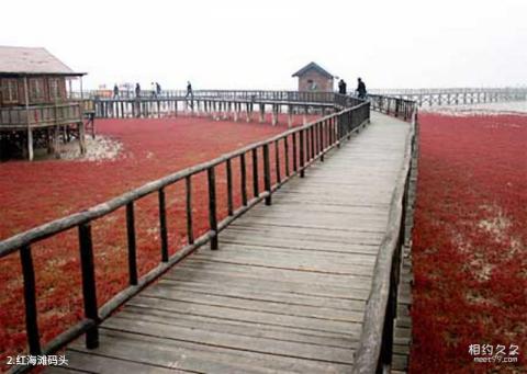盘锦红海滩风景区旅游攻略 之 红海滩码头 盘锦红海滩风景区旅游攻略 之 红海滩码头