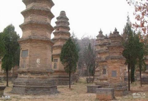 莱州千佛阁旅游攻略 之 塔群