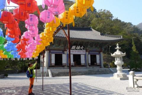 韩国内藏山旅游攻略 之 祈福灯笼