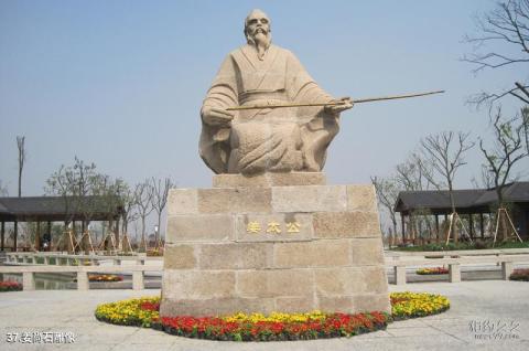 常熟虞山尚湖风景区旅游攻略 之 姜尚石雕像