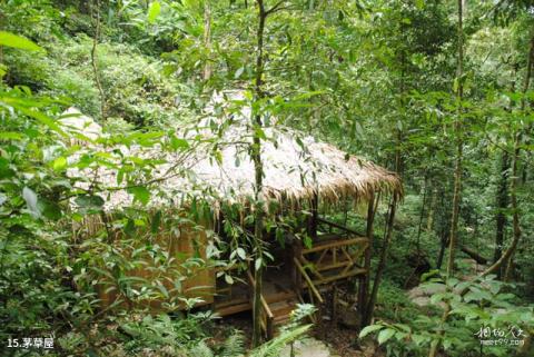 五指山热带雨林风景区旅游攻略 之 茅草屋
