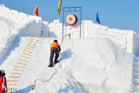 本溪东风湖冰雪大世界旅游攻略 之 雪上娱乐区