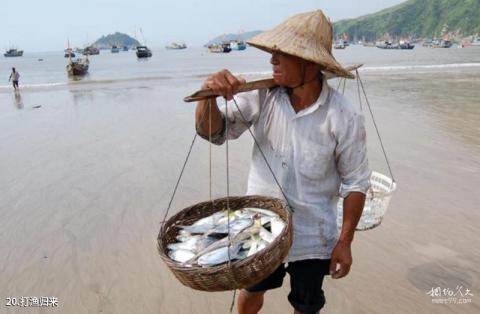 苍南炎亭海滨风景区旅游攻略 之 打渔归来