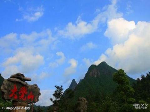 资溪大觉山旅游攻略 之 神秘石塔和不老松