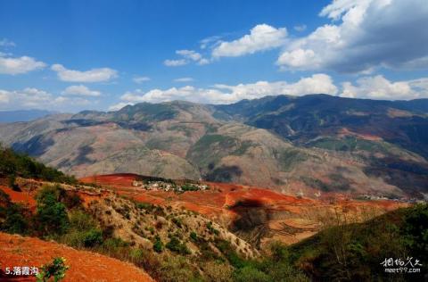 昆明东川红土地旅游攻略 之 落霞沟 昆明东川红土地旅游攻略 之 落霞沟