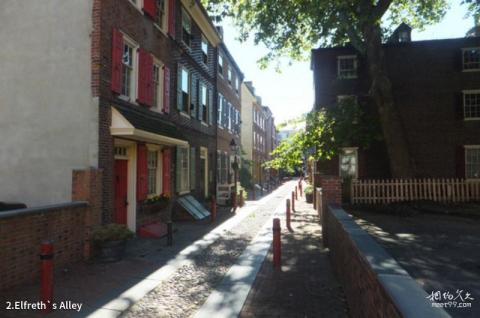 美国费城旅游攻略 之 Elfreth`s Alley