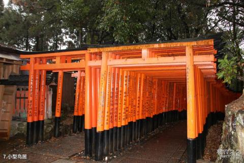 京都伏见稻荷大社旅游攻略 之 小型鸟居