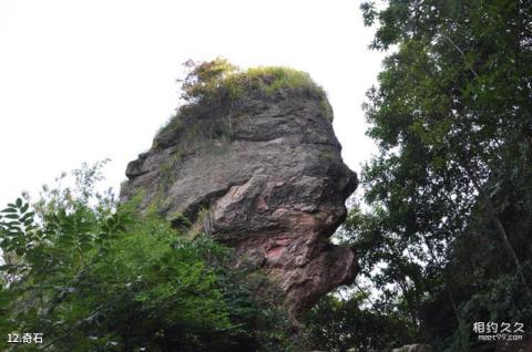 浙江仙华山风景名胜区旅游攻略 之 奇石