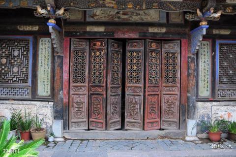 红河建水团山古村旅游攻略 之 屏门 红河建水团山古村旅游攻略 之 屏门
