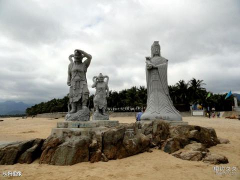 海南日月湾海门游览区旅游攻略 之 妈祖像