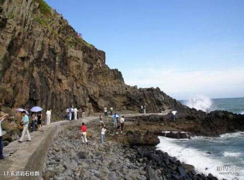 漳州火山岛旅游攻略 之 玄武岩石柱群